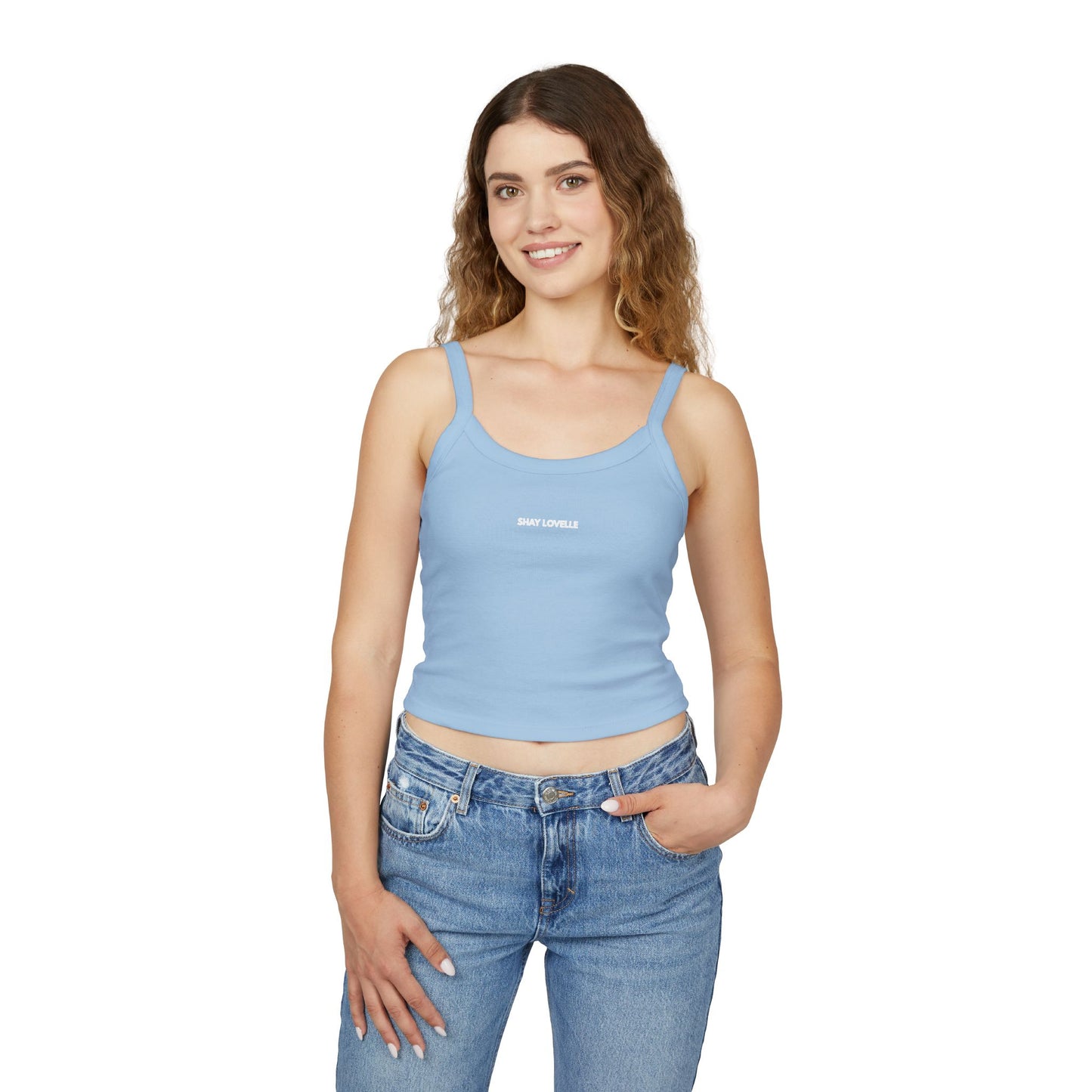 SL Spaghetti Strap Tank Top, Casual Summer Top, Women’s Fashion, Everyday Wear, Comfortable Layering Piece
