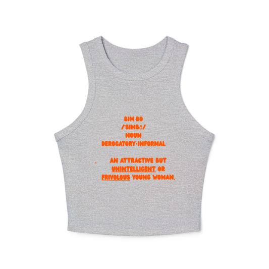 Bimbo Definitive Tank Top, Perfect for Summer, Casual Wear, Stylish Gift, Everyday Fashion