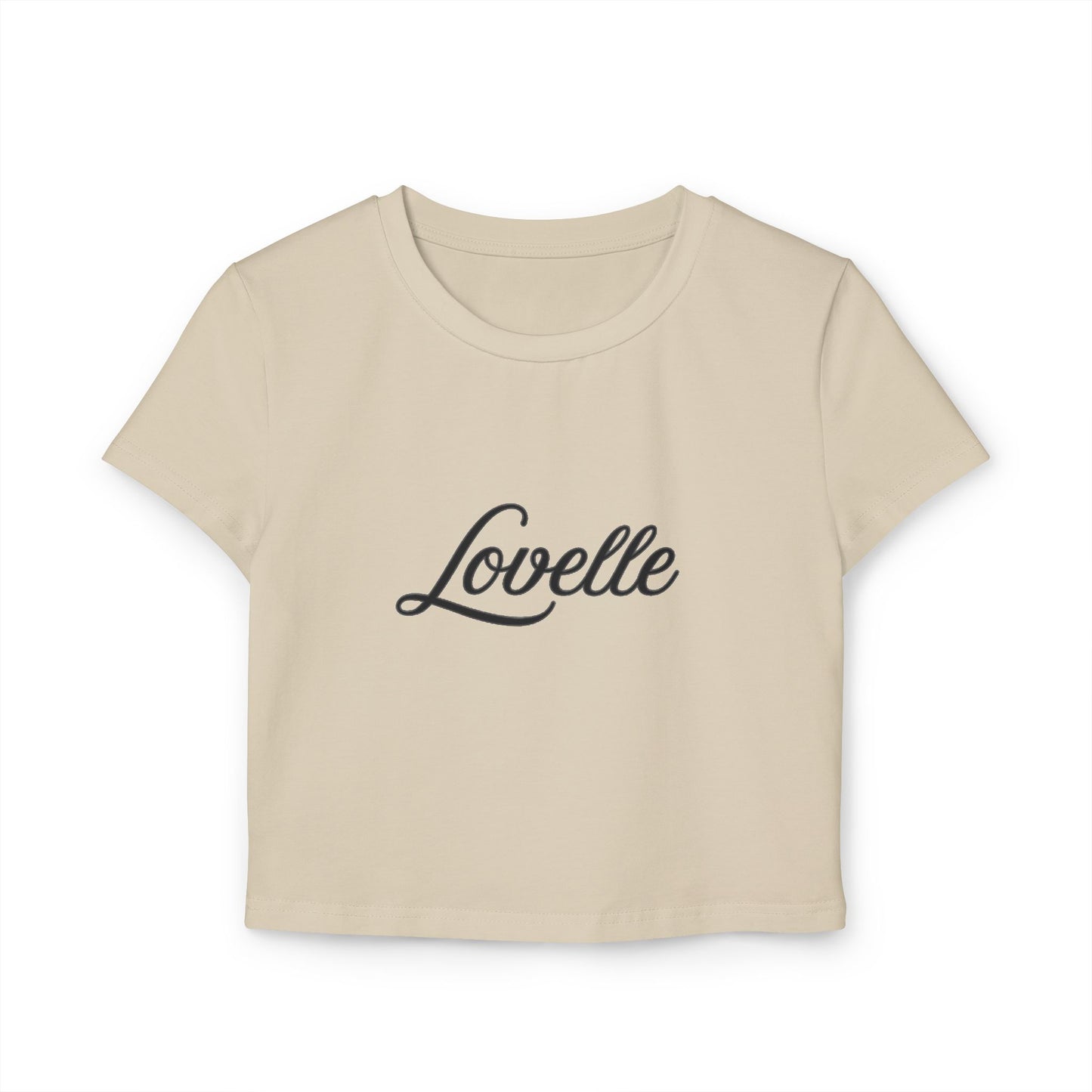 'Lovelle' Baby Tee - Stylish Crop Top, Summer Fashion, Perfect Gift, Trendy Tee, Casual Wear