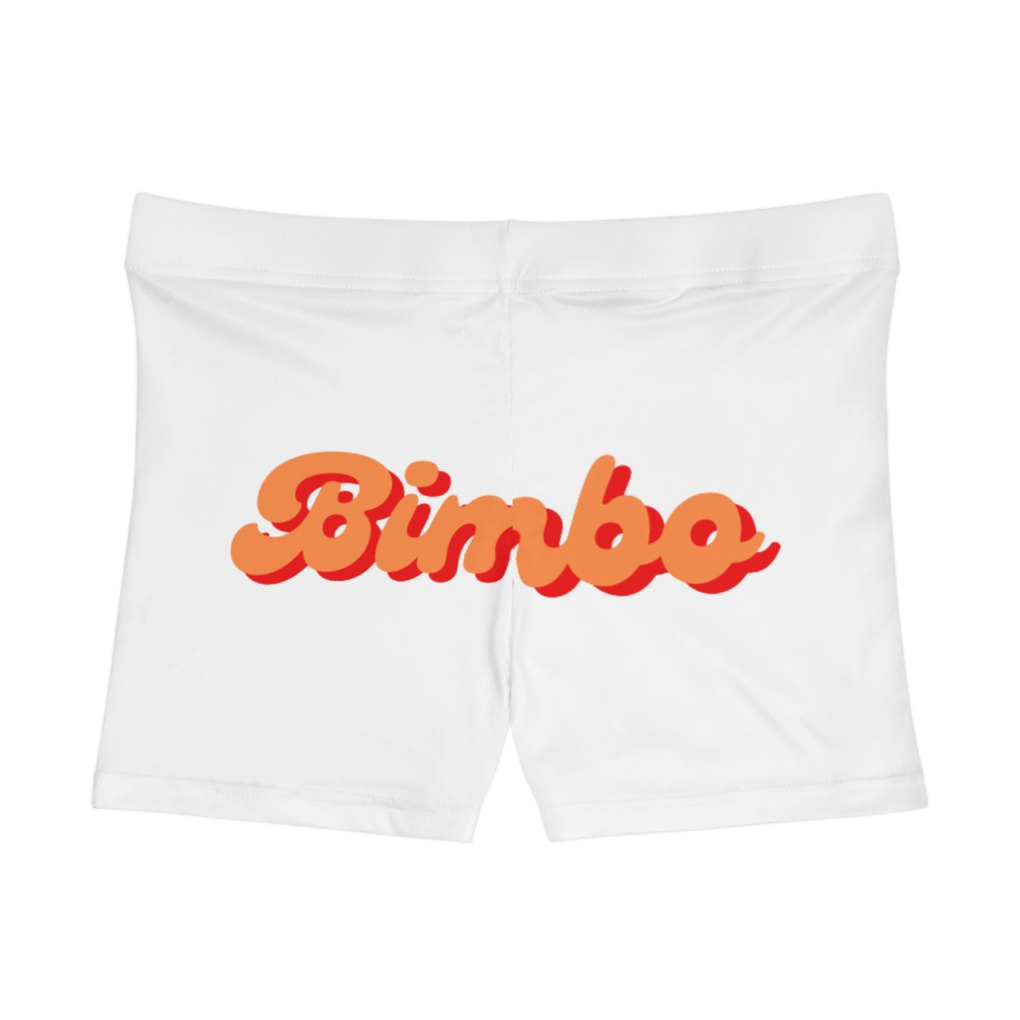 Bimbo Graphic Women's Shorts, Casual  Summer Beach Shorts, Fun Athletic Shorts, Workout Activewear, Girls' Playtime Apparel
