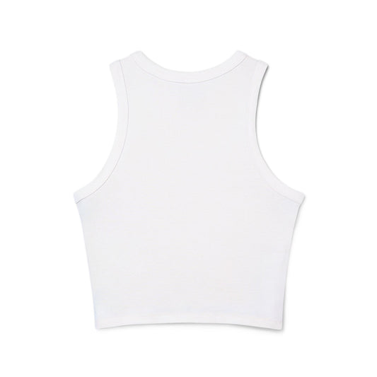 Bimbo- Racer Tank Top, Women's Tank Top, Flirty Sleeveless Shirt, Athletic Ribbed Top, Fun Workout Apparel