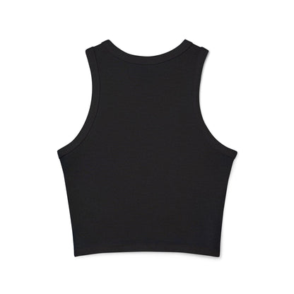 Camp Blimbo Micro Rib Racer Tank Top, Summer Casual Wear, Festival Outfit, Gift for Camp Lovers, Cute Layering Top