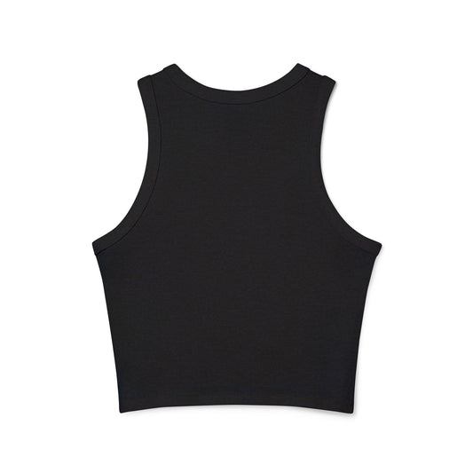 Camp Blimbo Micro Rib Racer Tank Top, Summer Casual Wear, Festival Outfit, Gift for Camp Lovers, Cute Layering Top