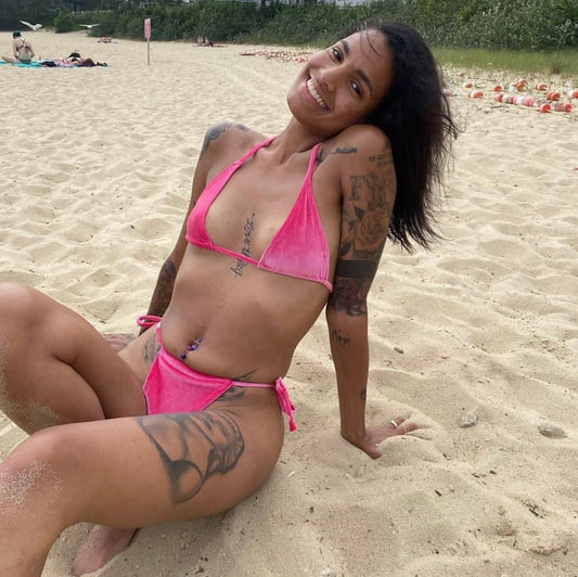 Sherbert Velvkini- Pink